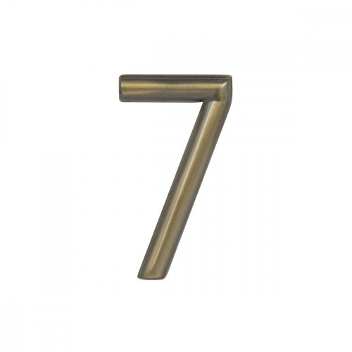 MPK - DOMOVÁ ČÍSLICA "7"- 75 mm - nalepovacia Bronz matný