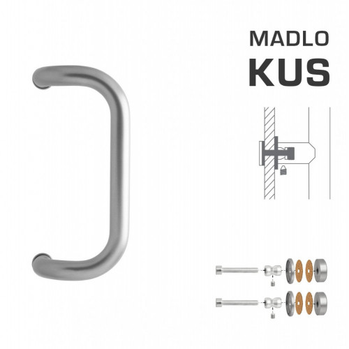 WA - MADLO M2 WA/C-S-SKLO ks Strieborná matná