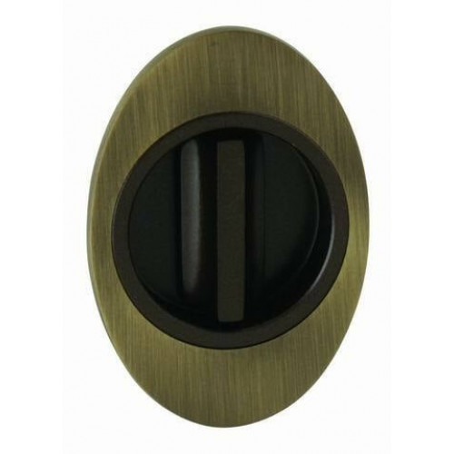 MI - Mušľa DUE WC 84 x 60 mm - oválna Bronz matný