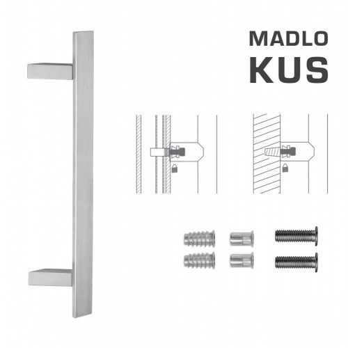 FT - MADLO kód K41Z 40x10 mm SP ks Nerez matná