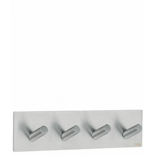 SO - BB - B1096 - Samolepiaci vešiak na uteráky štvoritý Nerez matná