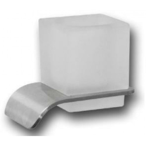 ATZ - 6429 Závesný pohár na zubné kefky s držiakom Nerez lesklá