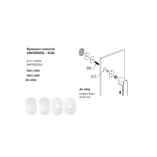 MPK - IMPRESSA Spojovací materiál UNIVERZÁL pre MADLO ks BIM - biela matná (WHITE) MPK - IMPRESSA Spojovací materiál UNIVERZÁL pre MADLO ks BIM - biela matná (WHITE)
