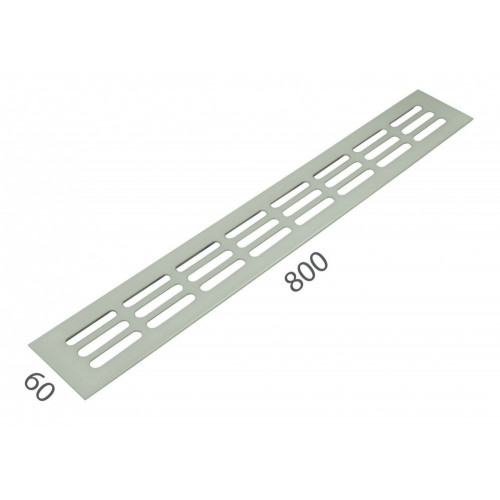 SRL - ALFA vetracia mriežka 60 x 800 mm Nerez matná