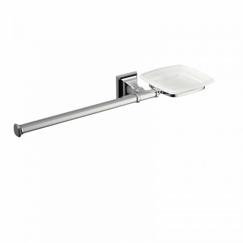 CB - PORTOFINO B3274SX - SET - Miska na mydlo a držiak na uterák ľavý Chróm lesklý