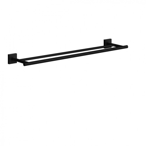 SO - HOUSE RB3364 - Držiak na uteráky dvojitý 64,8 cm Čierna matná