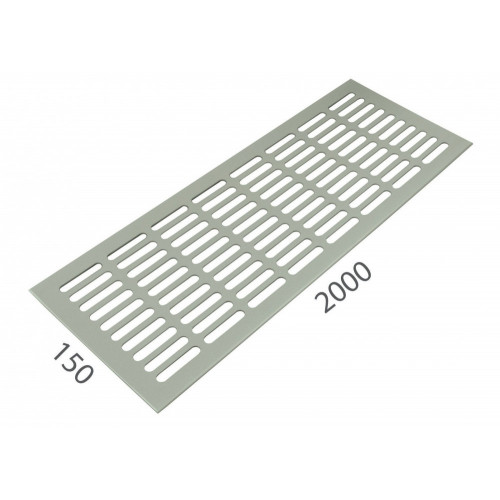 SRL - ALFA vetracia mriežka 150 x 2000 mm Nerez matná