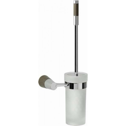 ATZ - 6379/38W  - Toaletná kefa so závesnou nádobou Nikel lesklý