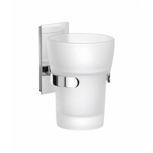 SO - POOL ZK343 - Pohár na zubné kefky s držiakom Chróm lesklý