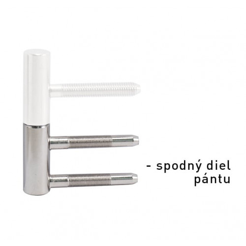 OV - Pánt nenastaviteľný spodný 101/15 Nikel lesklý