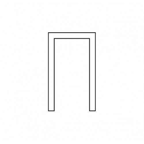 SC - Profil hliníkový pod dvere MB art. 0251