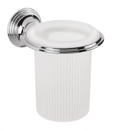 CB - HERMITAGE B3302 - Pohár na zubné kefky s držiakom Chróm lesklý