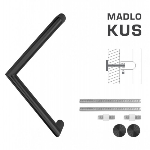 FT - MADLO kód K14 Ø 30 mm UN ks Čierna matná