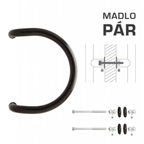 WA - MADLO M1 WA/A-DHP pár Hnedá matná