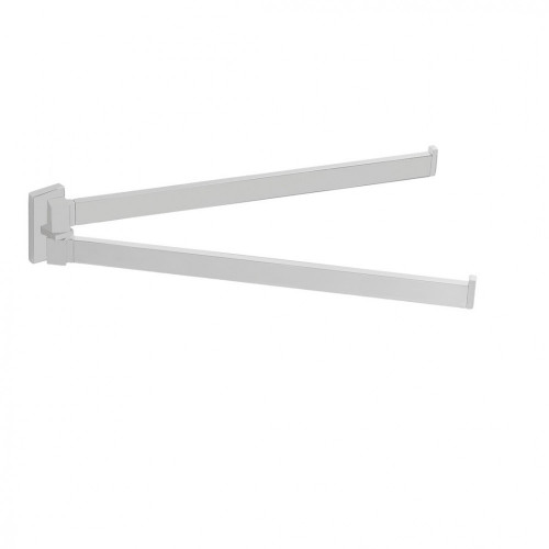CB - LOOK B1612 - Držiak na uteráky dvojitý 33,5 cm Biela matná