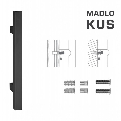 FT - MADLO kód K31 25x25 mm SP ks Čierna matná