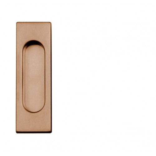 FT - Mušľa hranatá bez otvoru - 3663AC Meď matná