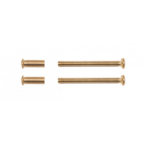 MPK - set skrutiek s protikusom M4 x 45 mm Zlatá lesklá
