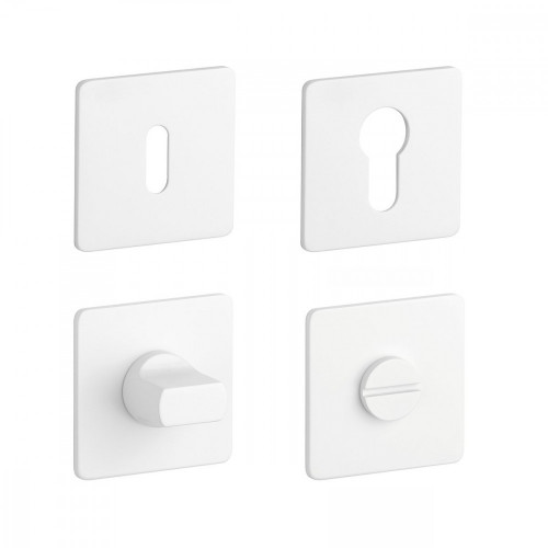 SH - ROZETA KVADRAT - HR 3SM Biela matná