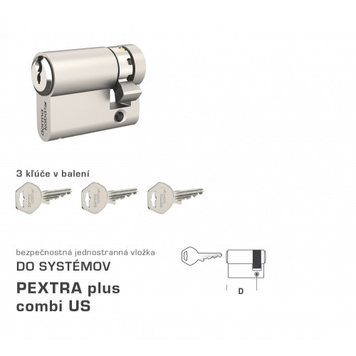 DK - PEXTRA plus combi US polvložka Nikel matný