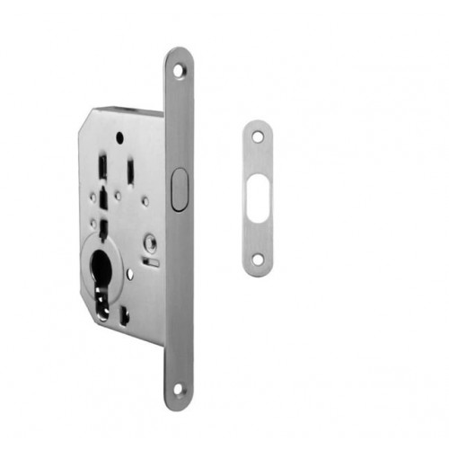 FT - Zámok na posuvné dvere 62/50 PZ Chróm matný