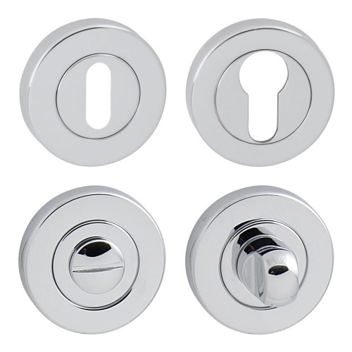 FO - rozeta - R delená Chróm lesklý