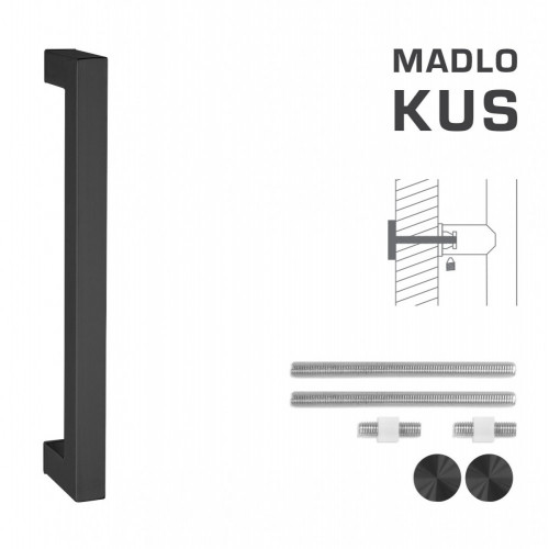 FT - MADLO kód K02K 25x25 mm UN ks Čierna matná