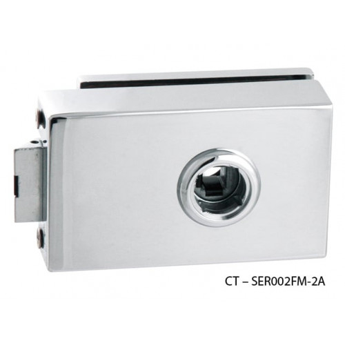 CT - 7000 Kovanie na sklenené dvere Chróm lesklý
