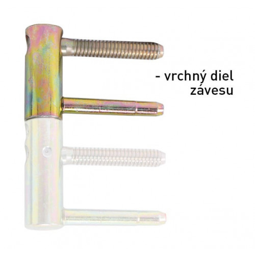 OV - Pánt nastaviteľný vrchný 495/20 Pozink žltý