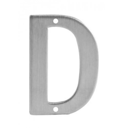SO - BB - B953 - DOMOVÉ PÍSMENO "D" - 120 mm Nerez matná