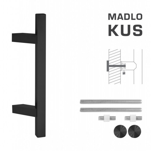 FT - MADLO kód K31Z 25x25 mm UN ks Čierna matná