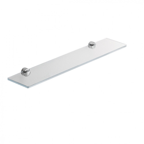 CB - PLUS W4916 - Sklenená polička s držiakmi 60 cm Chróm lesklý