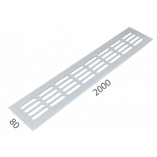 SRL - ALFA vetracia mriežka 80 x 2000 mm Biela lesklá