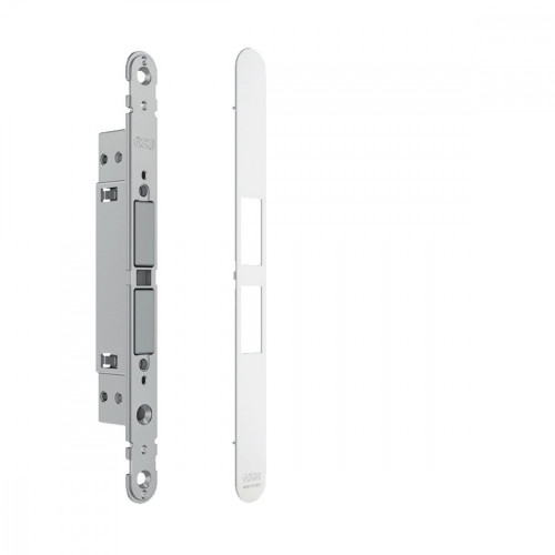 AGB - Magnetický zámok TOUCH bez uzamykania s krytkou Biela matná