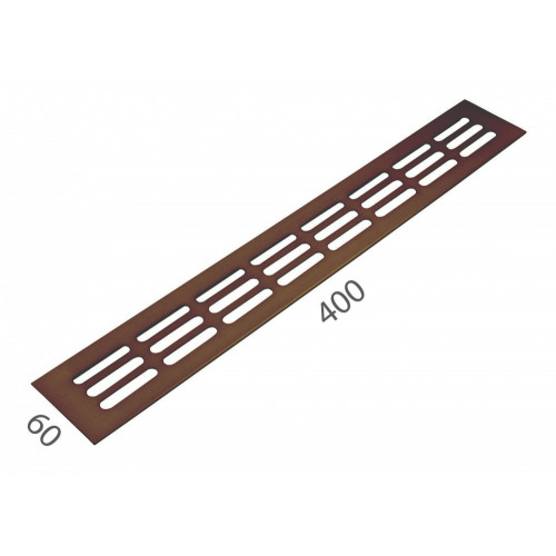 SRL - ALFA vetracia mriežka 60 x 400 mm Bronz matný