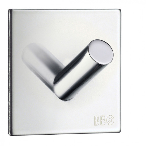 SO - BB - BK1092 - Samolepiaci vešiak na uterák Chróm lesklý