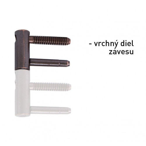 OV - Pánt nastaviteľný vrchný 495/14 Bronz matný