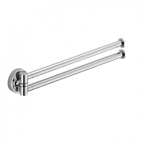 CB - PLUS W4913 - Držiak na uteráky dvojitý 34,5 cm Chróm lesklý