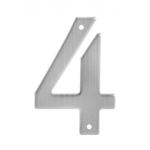 SO - BB - B944 - DOMOVÁ ČÍSLICA "4" - 150 mm Nerez matná