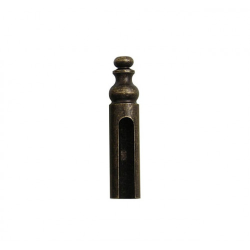 FT - KRYTKA NA ZÁVES ozdobná, na priemer pántu 14 mm Bronz antik