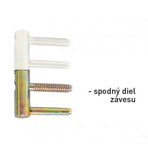 OV - Pánt nastaviteľný spodný 495/14 Pozink žltý