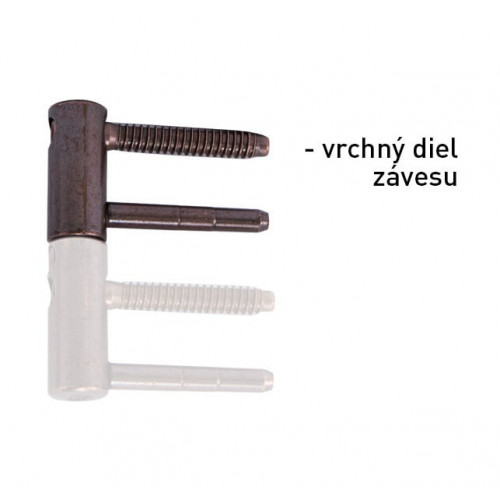 OV - Pánt nastaviteľný vrchný 495/16 Bronz matný