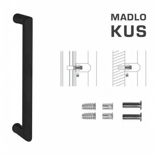 FT - MADLO kód K02 Ø 25 mm SP ks Čierna matná