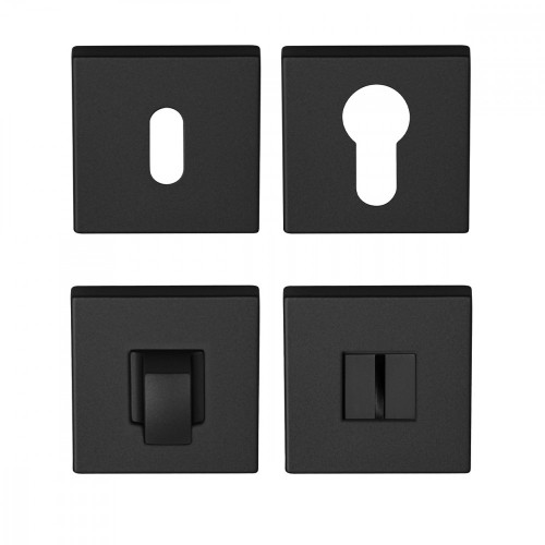 FO - ROZETA - HR Čierna matná