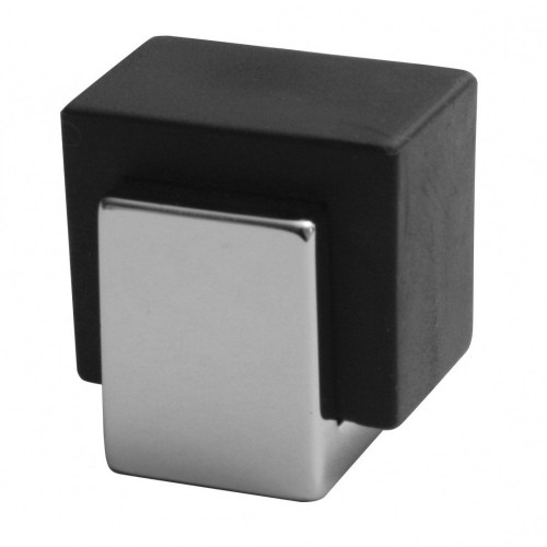 CI - Zarážka dverí štvorec Chróm lesklý