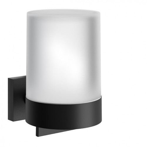 SO - HOUSE RB361 - Dávkovač mydla s držiakom Čierna matná