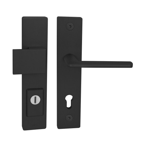 TI - FORTE PLUS 3214/ELIPTICA 3098 - SH, hrúbka dverí 84-90 mm Čierna matná