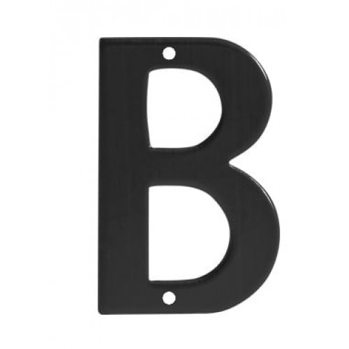 SO - BB - BB951 - DOMOVÉ PÍSMENO "B" - 120 mm Čierna matná
