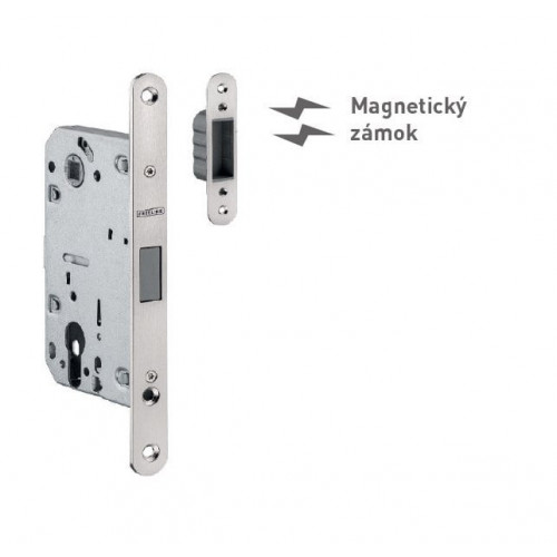 JNF - FREE LINE Magnetický zámok IN.20.835 - PZ + protiplech Nerez matná