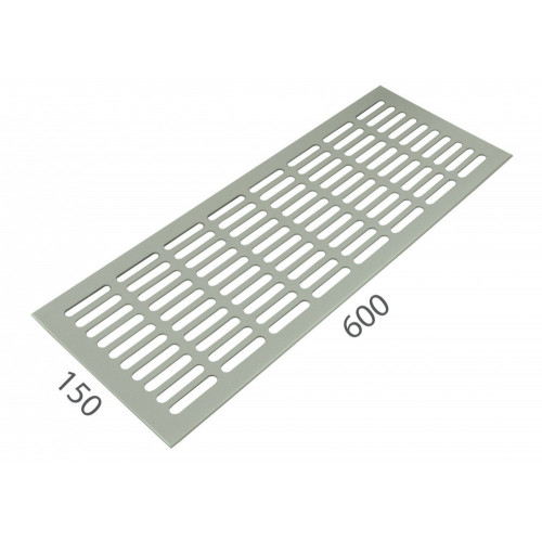 SRL - ALFA vetracia mriežka 150 x 600 mm Nerez matná